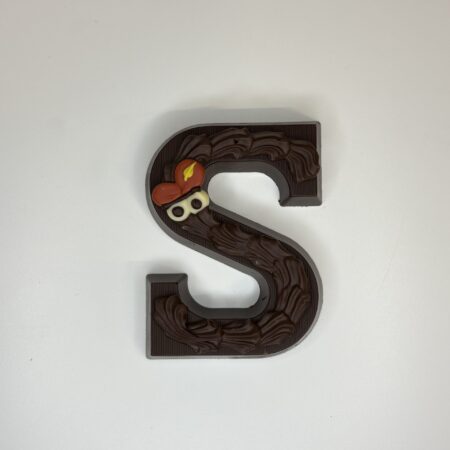 Chocoladeletter puur 100 Gram